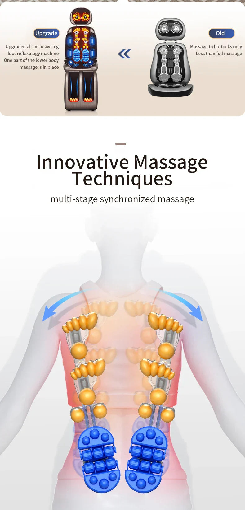 Upgrade Electric Full Body Massage Chair